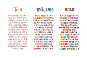 Carnival Headline Font, a Sans Serif Font by artyway (Thumbnail 4 of 7)