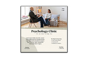 Elegant Psychology Clinic Flyer, a Flyer Template by YUDesignStore (Thumbnail 1 of 6)