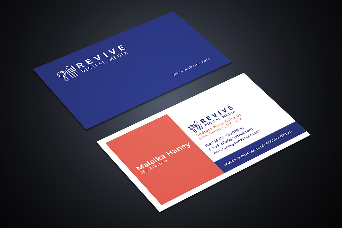 100 Business Card Template Bundle, a Business Card Template by Smashing_Studio (Photo 45 of 80)