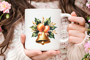 Peach Colored Christmas Clipart, an Illustration by RobertsArt (Thumbnail 7 of 7)