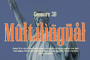 Geomore 3D, a Serif Font by Craft Supply Co. (Thumbnail 7 of 8)