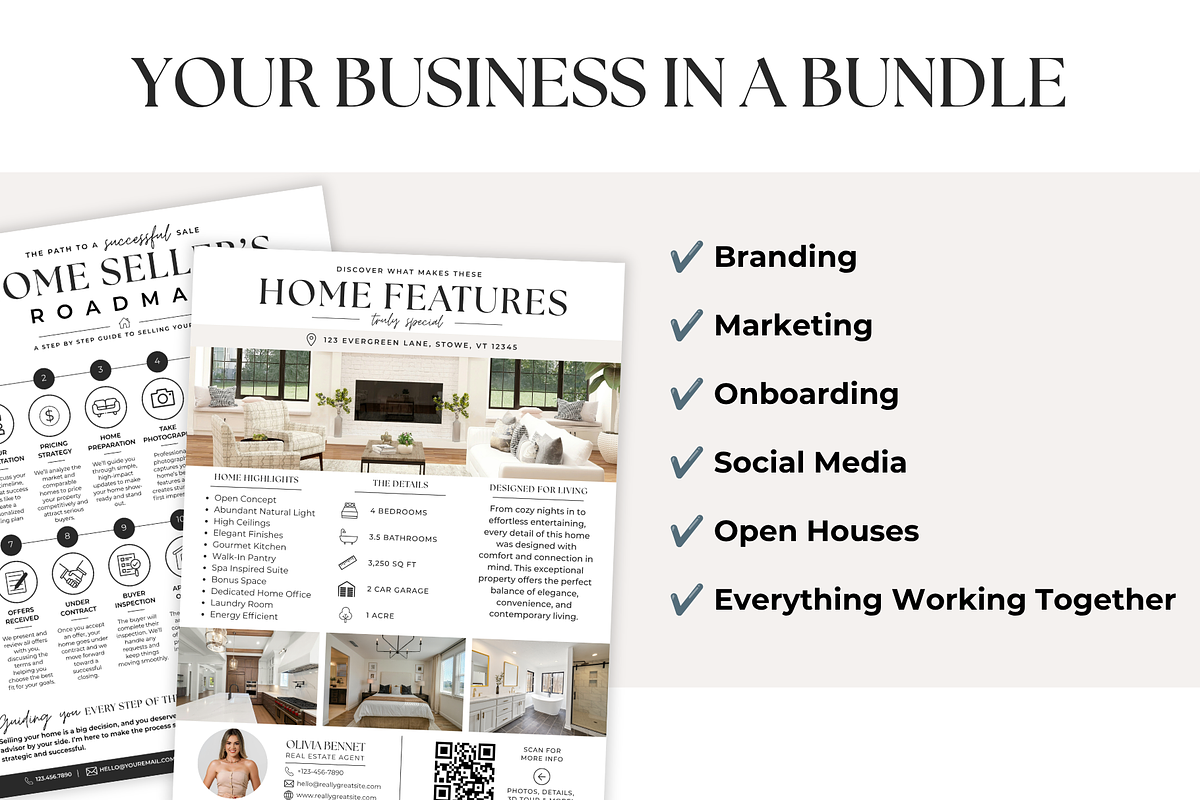 Real Estate Starter Kit Templates, a Marketing Template by BrandhavenStudio (Photo 9 of 14)