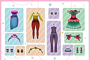 Velcro game for kids Olivia's House, a Brochure Template by MYAFKA (Thumbnail 6 of 15)