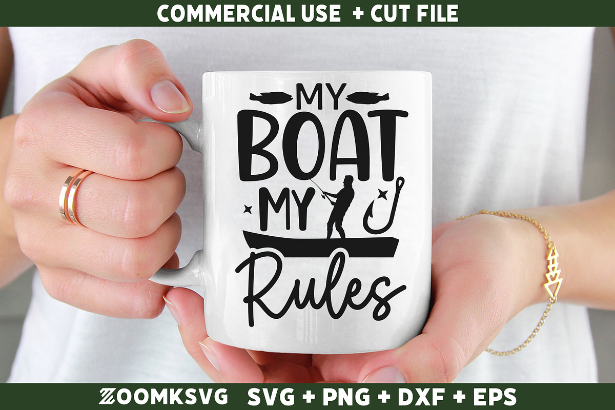 Fishing SVG Bundle 20 Designs, an Illustration by ZoomkSVG (Photo 33 of 41)
