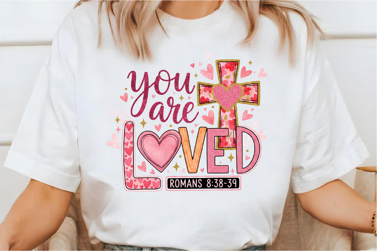 You Are Loved Png, Romans 8 38 39 PN, an Illustration by Designking (Photo 5 of 6)