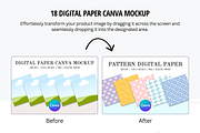 Digital Paper Canva Mockup, a Templates & Theme by Snapybiz (Thumbnail 2 of 6)
