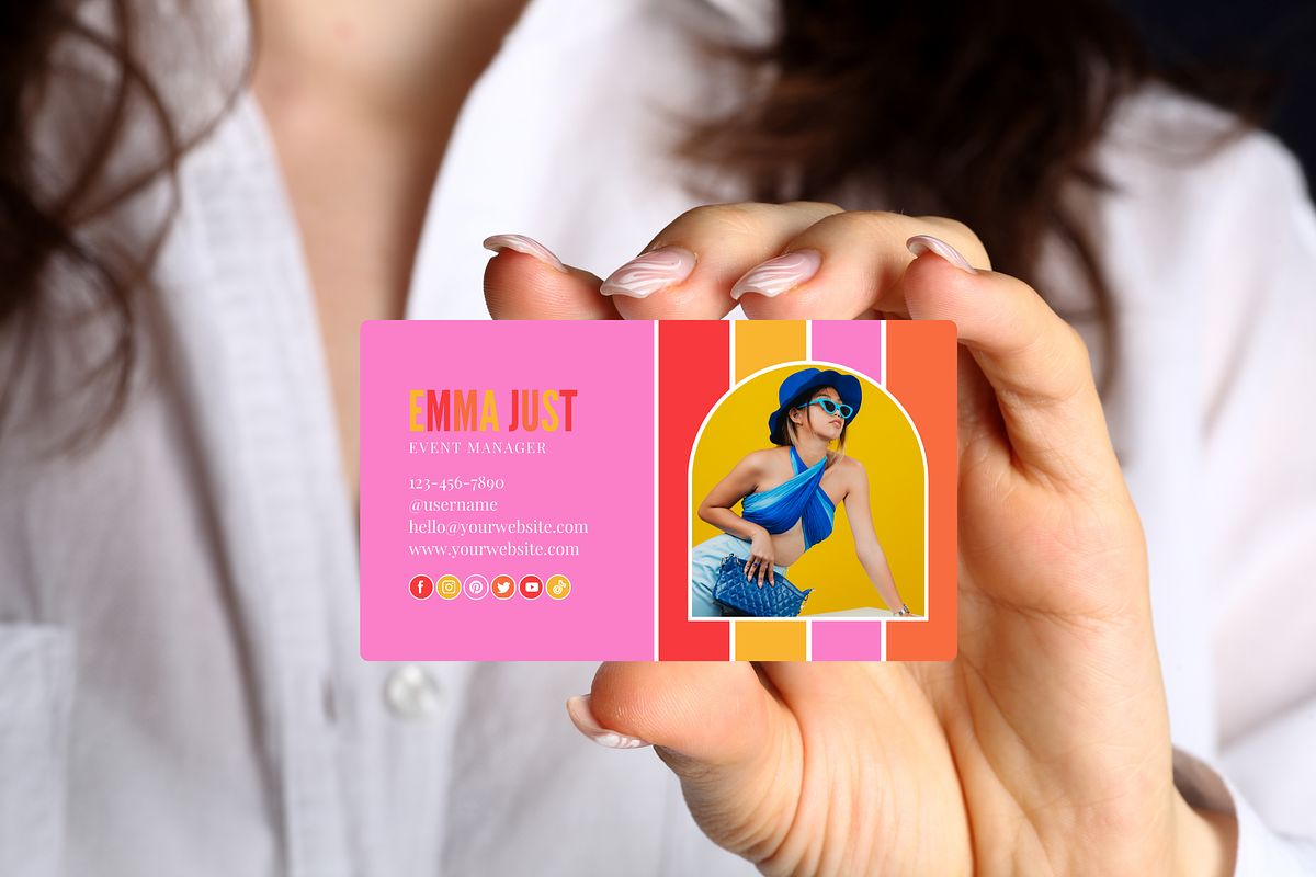 Colorful Business Card Template, a Business Card Template by SunshineStudioBoutique (Photo 5 of 10)