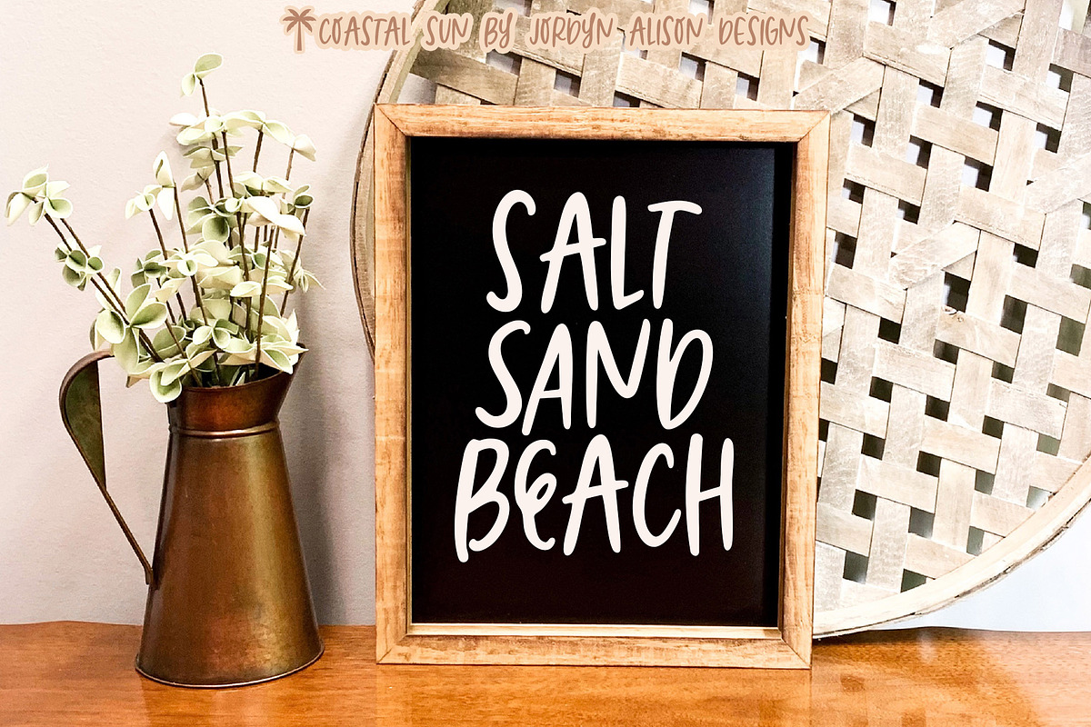 Coastal Sun Font, a Handwritten Font by Jordyn Alison Designs (Photo 7 of 9)