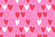 Cute seamless heart patterns, a Pattern Graphic by Good Studio (Thumbnail 3 of 12)