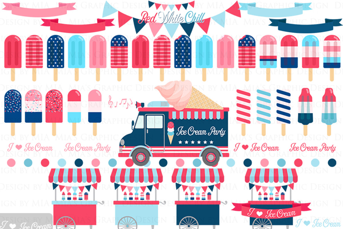 Ice Cream Party, Ice Cream Truck, an Illustration by Mia's Graphic Design (Photo 5 of 9)