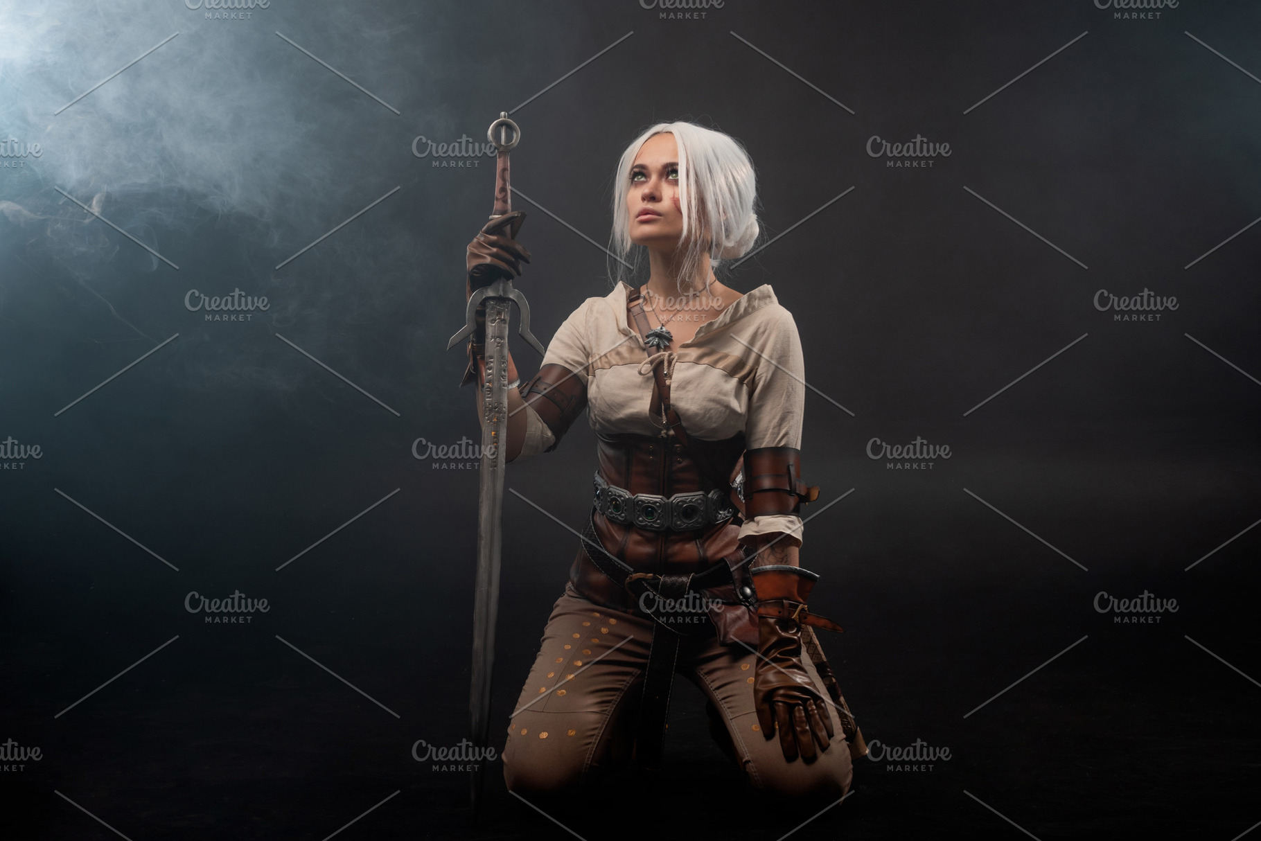 A young warrior with a sword, a Person Photo by Photos for every occasion