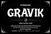 Gravik - Spike Gothic Font, a Blackletter Font by Pitchlook.Studio (Thumbnail 2 of 4)