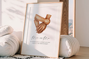 Watercolor Mommy & Baby Hands Print, an Illustration by EkaterinaViArt (Thumbnail 3 of 5)
