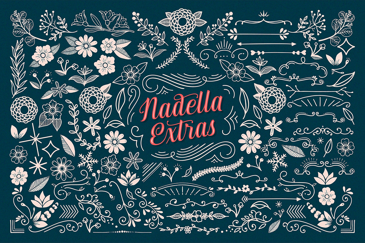 Nadella Layered Script Font, a Script Font by Abbasy Studio (Photo 11 of 12)