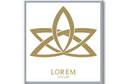 Vector floral logo, an Outline Icon by RODINA (Thumbnail 2 of 3)