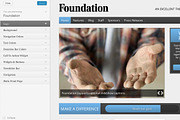Foundation Nonprofit WordPress Theme, a WordPress Template by Organized Themes (Thumbnail 2 of 4)