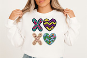 XOXO Valentine Day Png, Heart Faux P, an Illustration by Designking (Thumbnail 2 of 6)