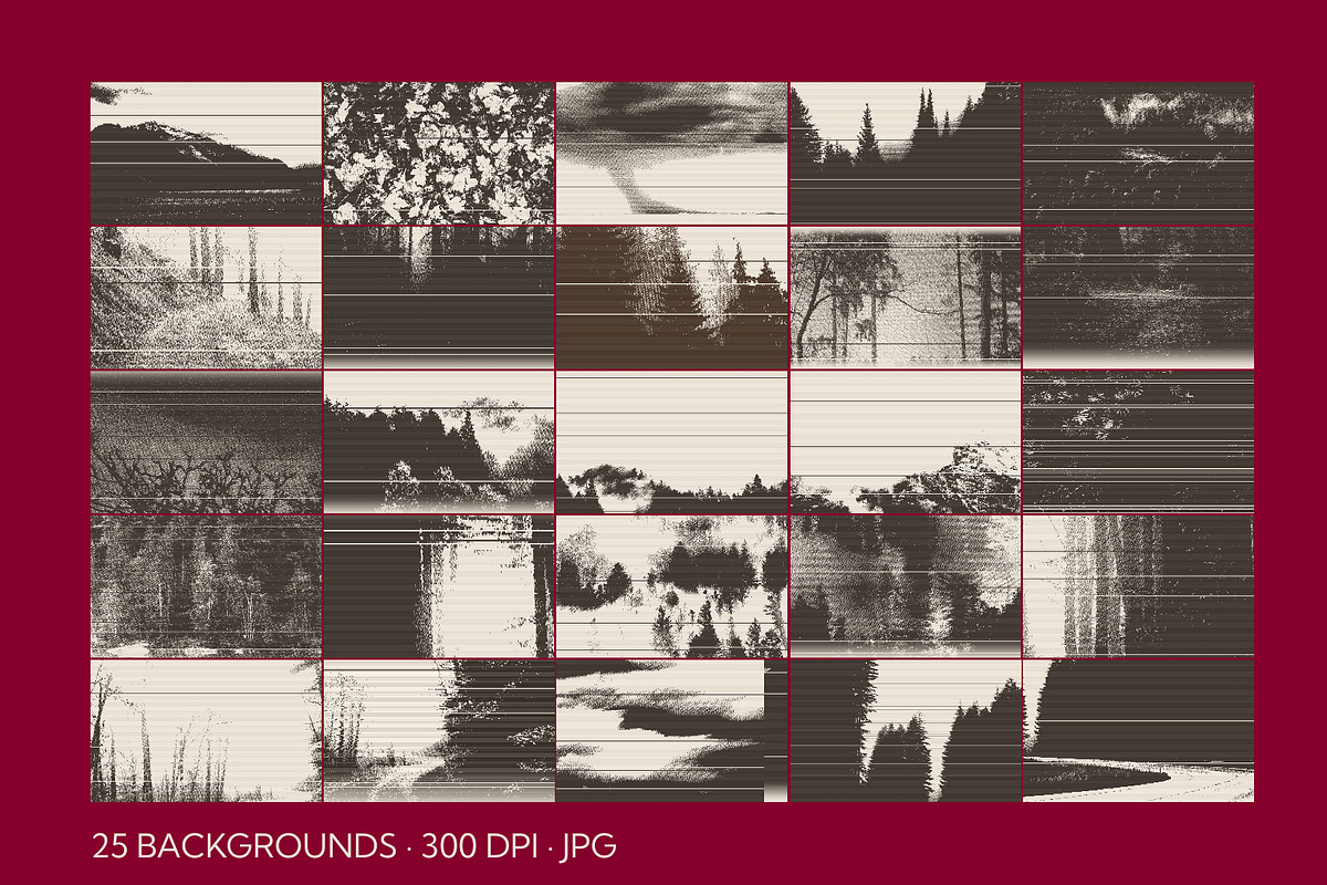 Analog Decay: Glitch Backgrounds, a Wallpaper Graphic by Anzhelika (Photo 3 of 11)