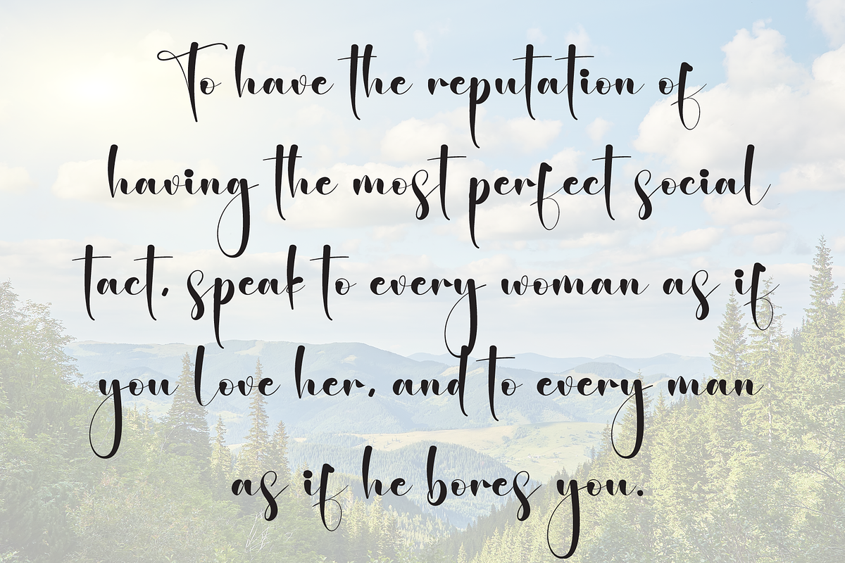 Prestige | Script Font, a Handwritten Font by Scratchones (Photo 6 of 9)