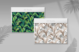 Wild Jungle. Vector Pattern.