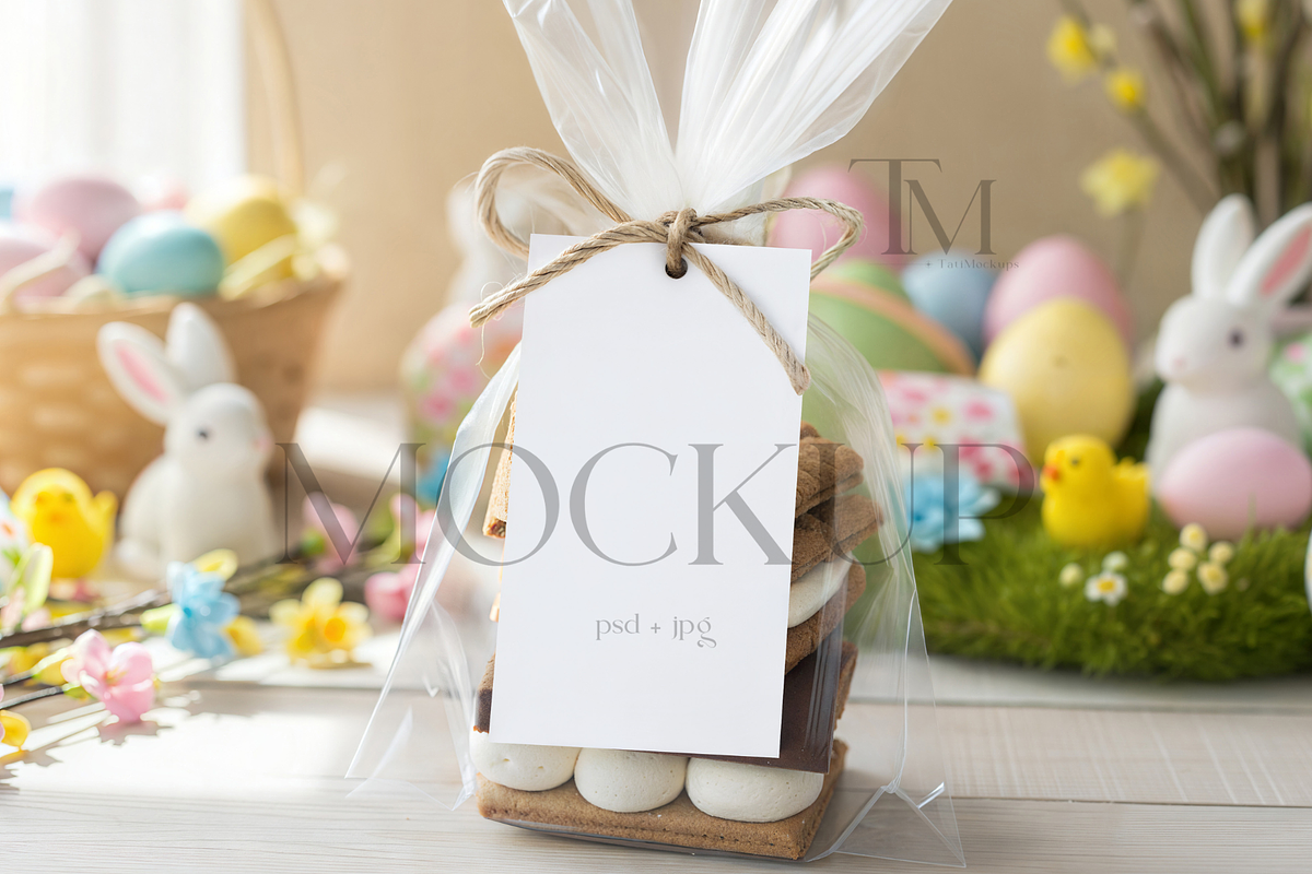 Easter Favor Tag Mockup, a Product Mockup by TatiMockup (Photo 1 of 4)