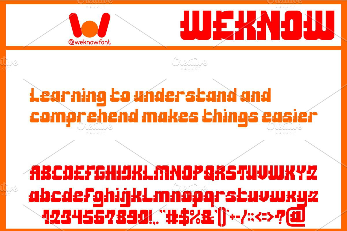 Action Reaction font, a Font by weknow (Photo 5 of 8)