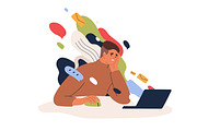 People with information overload, a Person Illustration by Good Studio (Thumbnail 2 of 6)