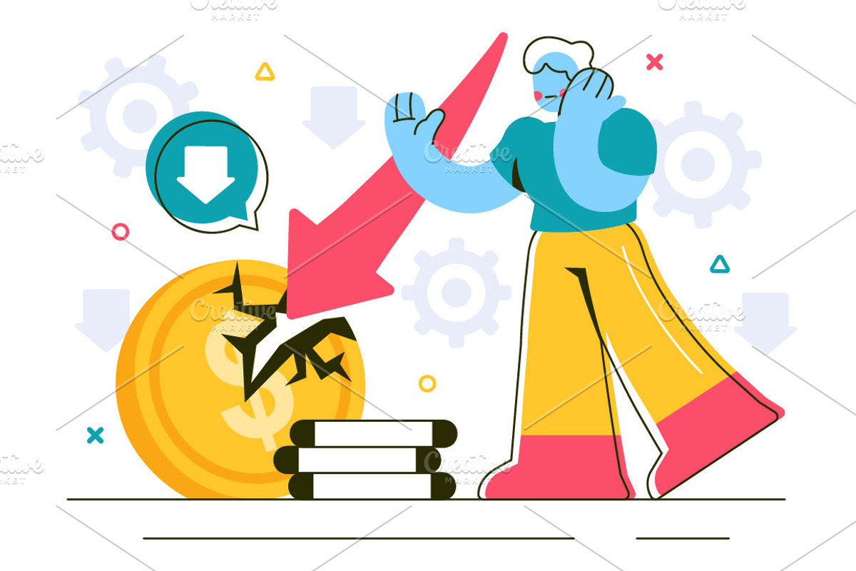 10 Recession Effects Illustration, a Finance Illustration by denayunebgt (Photo 4 of 4)