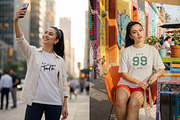 Havana T-Shirt Mockups, an Apparel Mockup by Dikarte.Store (Thumbnail 5 of 9)