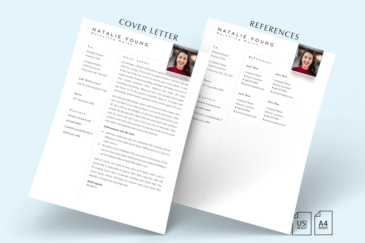 Marketing Resume Template Word, a Resume Template by Career Canvas (Photo 5 of 11)