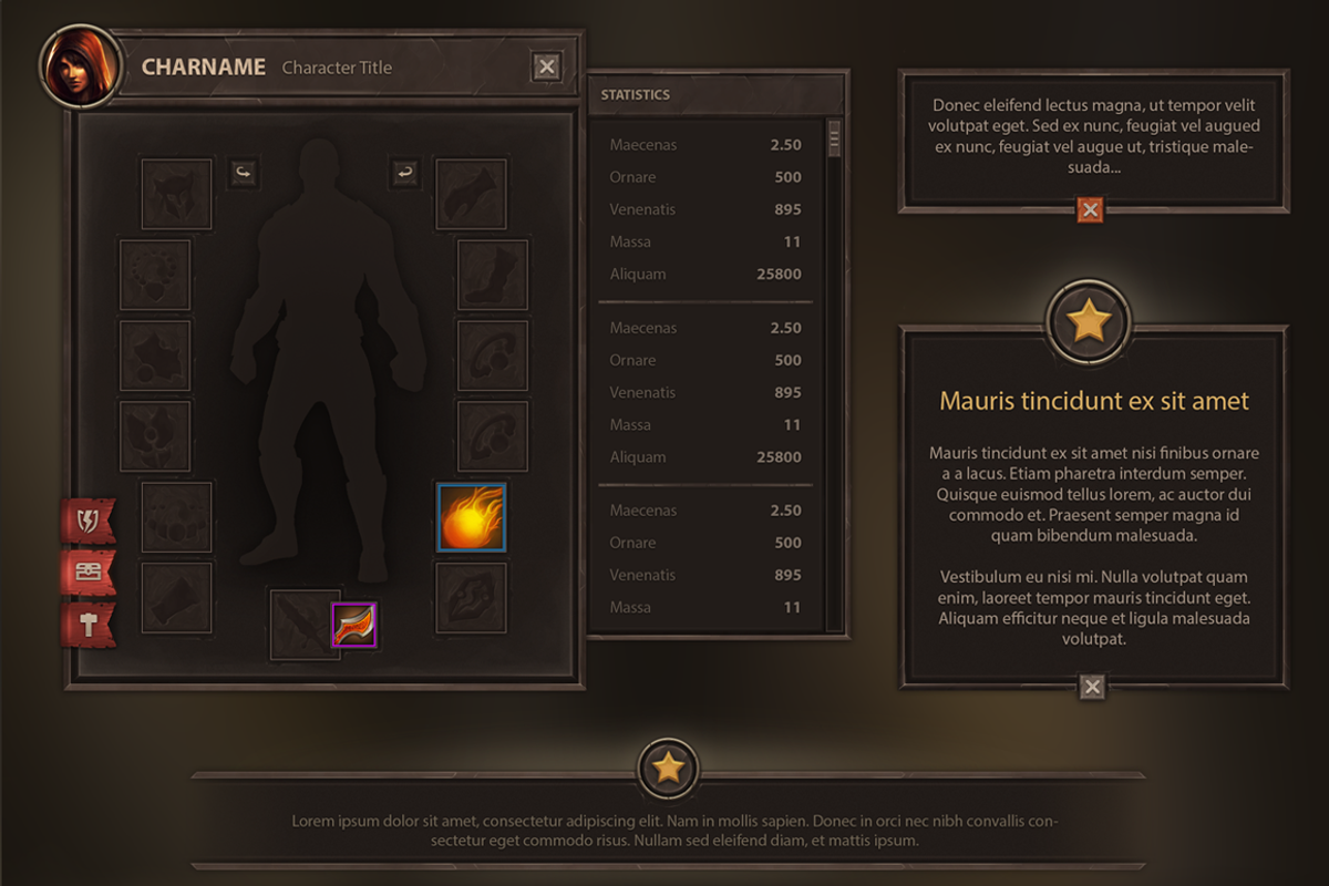 Burnblade UI, a Graphic by EvilSystem (Photo 7 of 11)