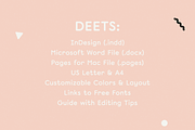 2 Page Resume Template / CV Template, a Resume Template by More Profesh (Thumbnail 5 of 9)