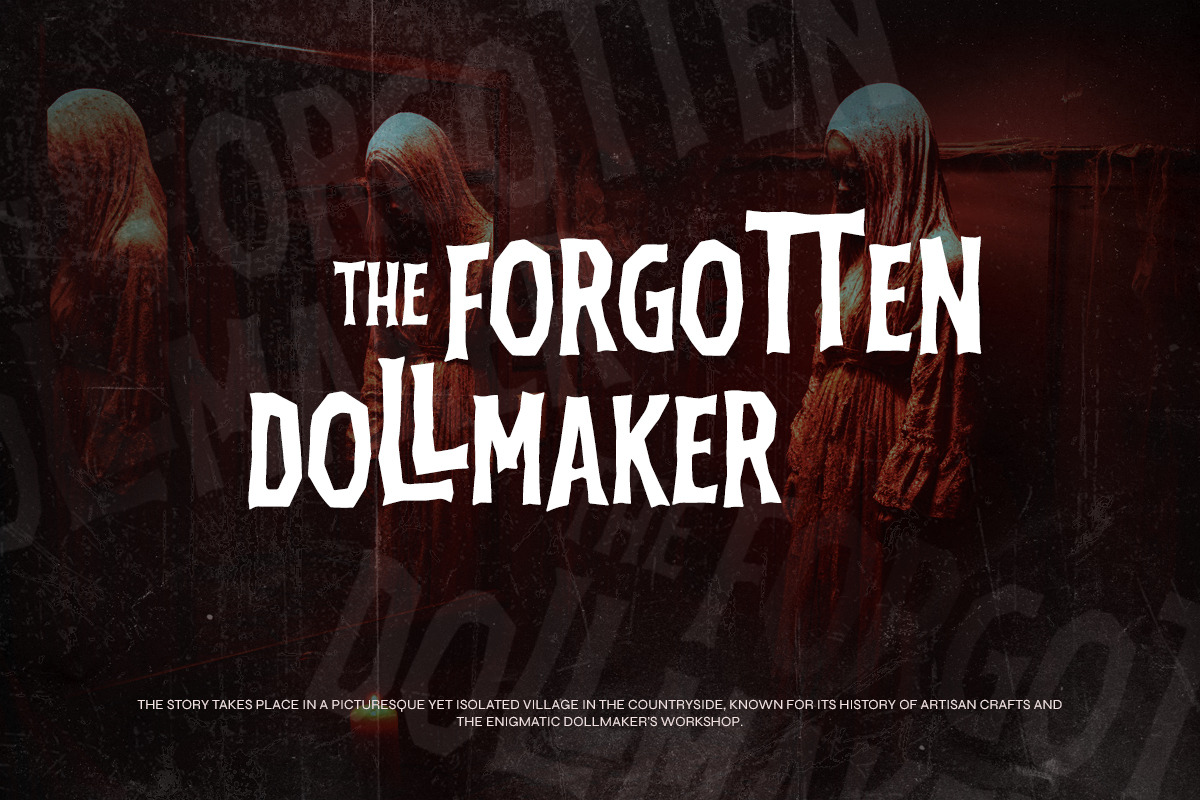 Deadlamp - Horror Display Font, a Handwritten Font by Letterhend Studio (Photo 2 of 9)
