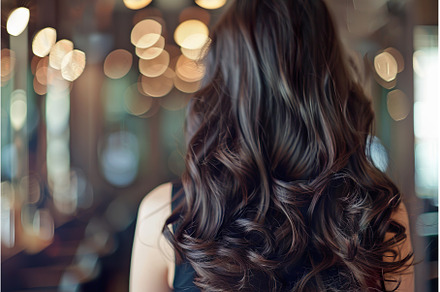 Elegant Hair Stylist Portfolio, a Background Photo by Lermont51