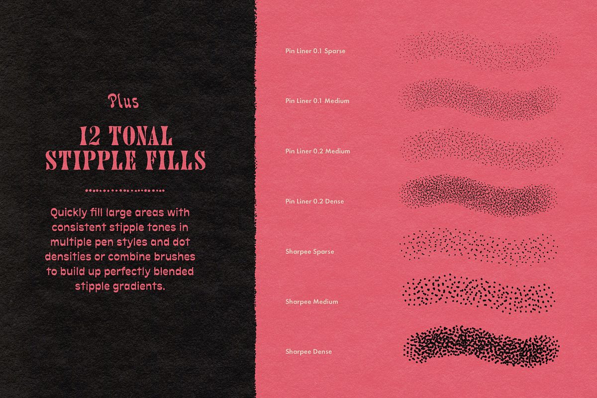 Stipple Studio for Procreate, a Brush Add-On by True Grit Texture Supply (Photo 10 of 12)