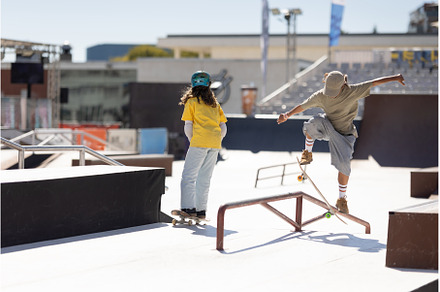 Skater preparing for a trick, a Sports & Recreation Photo by Barcelona_dreams