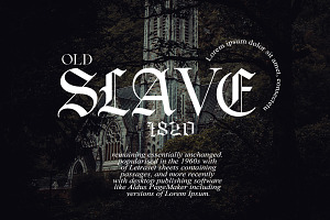 Grave Springs Modern Blackletter