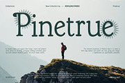 Pinetrue Font, a Handwritten Font by Koplexs Studio (Thumbnail 1 of 12)