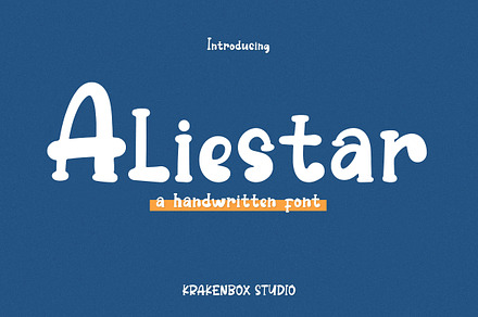 Aliestar - Handwritten Font