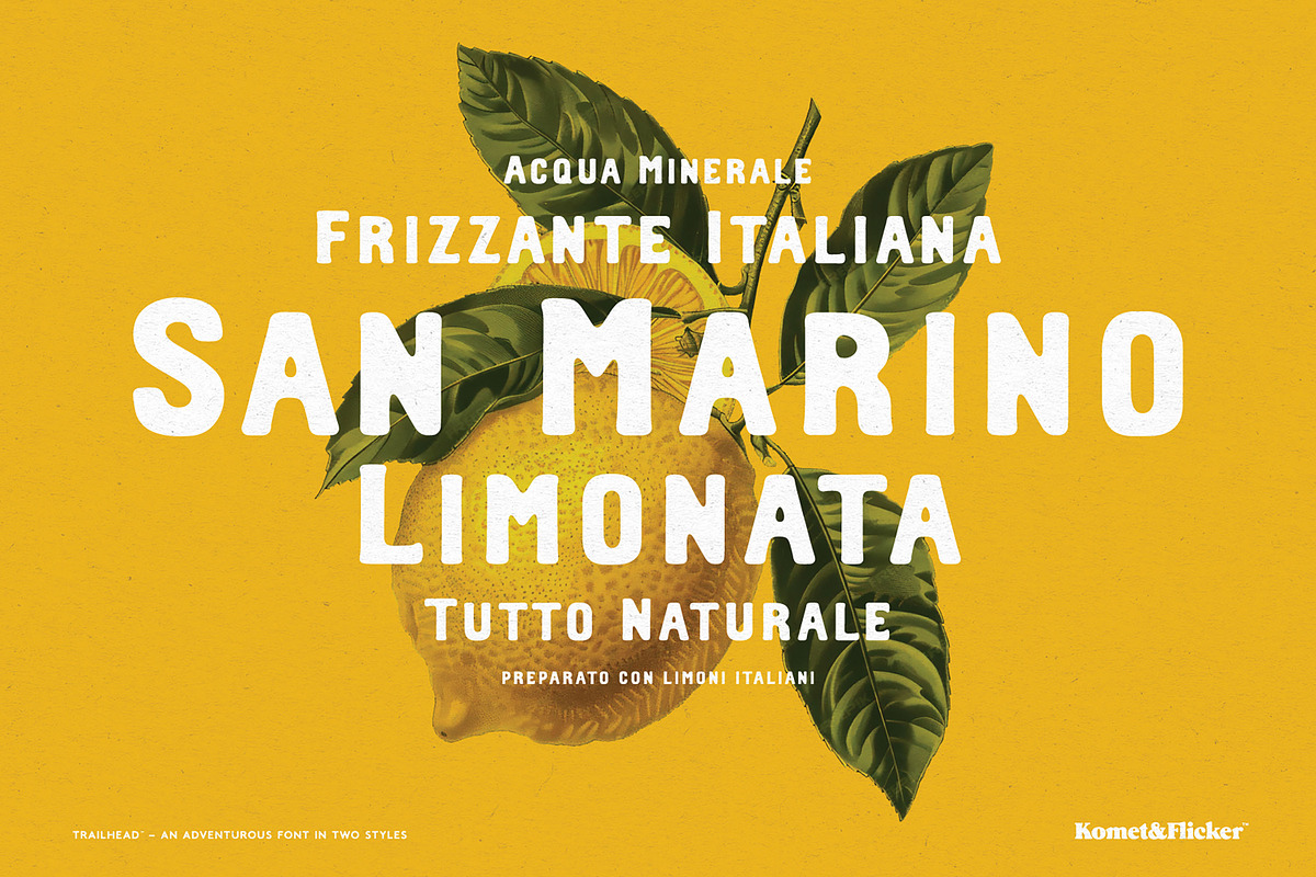 Trailhead – An Adventurous Font, a Serif Font by Komet & Flicker (Photo 3 of 15)