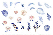 Vintage Flowers, rose bouquet, a Texture Illustration by swiejko (Thumbnail 2 of 3)