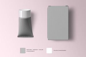 Cosmetic Tube Packaging Mockup