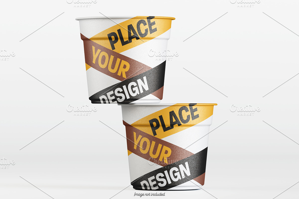 Ice cream cup mockup bundles V1, a Packaging Mockup by Ambo Ampeng (Photo 15 of 19)