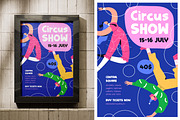 Carnival, circus show poster, banner, a Background Graphic by Good Studio (Thumbnail 6 of 6)