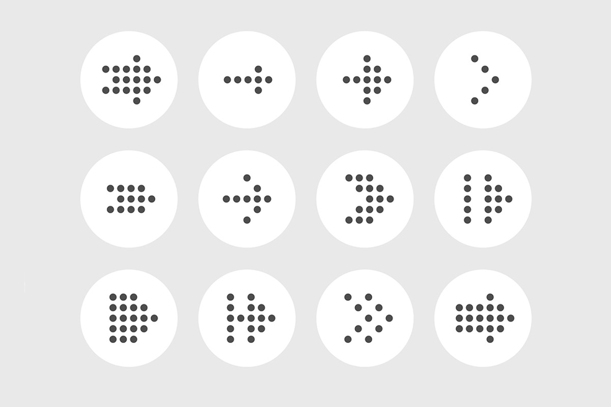 Dotted arrow directions, a Graphic by Flower Travelin Man
