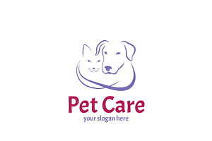 Cat and Dog Pet Care Logo Template, a Branding & Logo Template by HueNestify