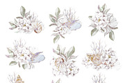 Watercolor underwater sea coral, a Decorative Illustration by MariGraphic boutique (Thumbnail 4 of 9)