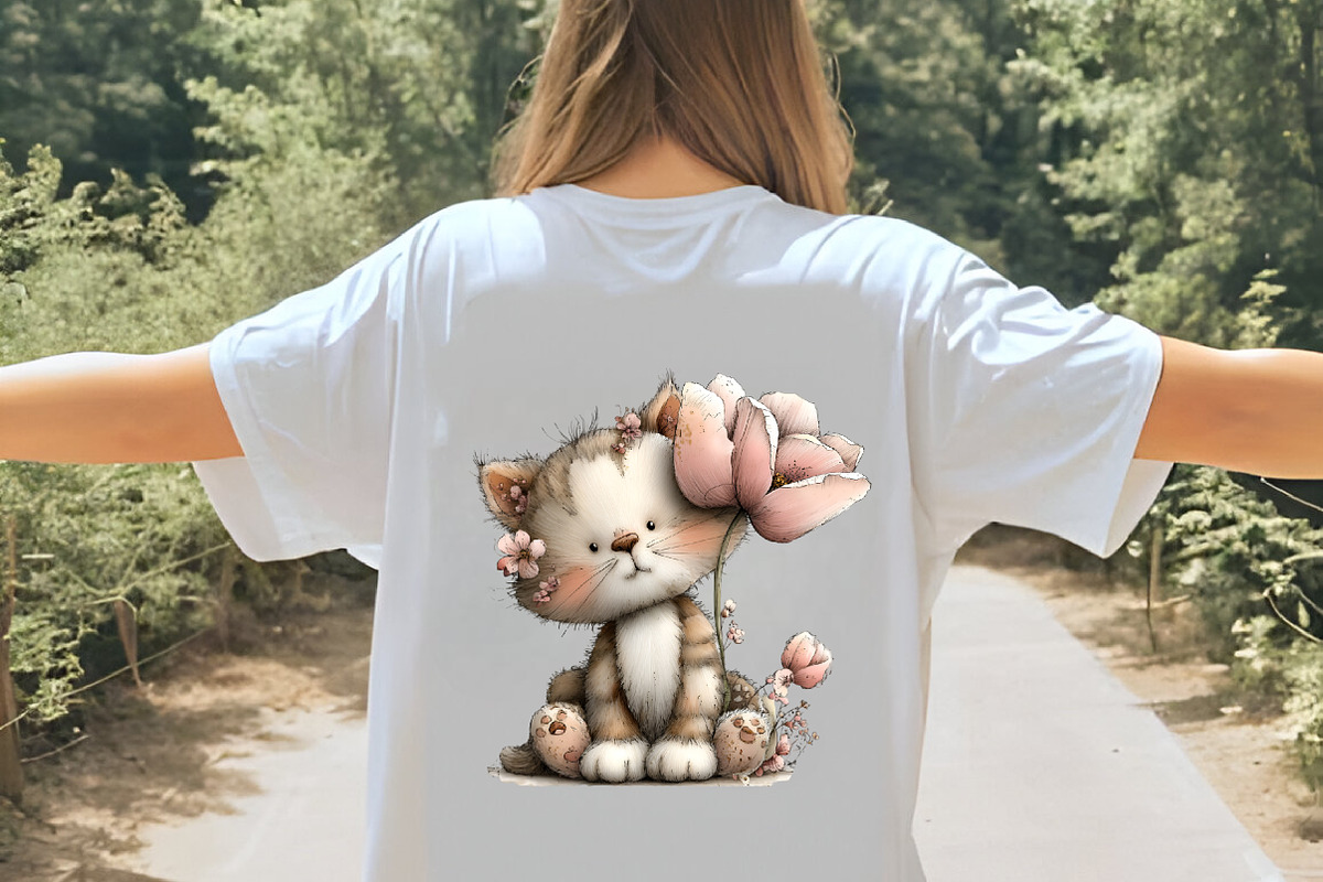 Whimsical Cat Clipart, an Illustration by Digital Artistic99 (Photo 7 of 9)