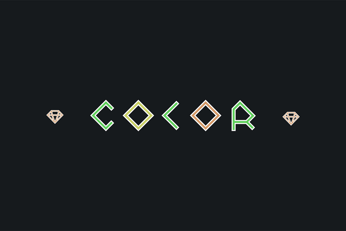 Vector Font. Diamond, a Symbol Font by denisgorelkin (Photo 4 of 6)