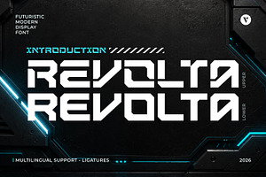 Revolta - Tech Display Font